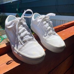 All White Vans